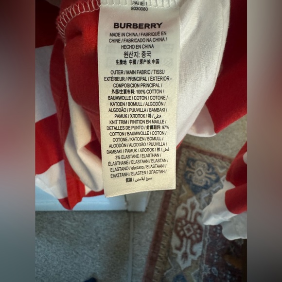 BURBERRY LONG SLEEVE TEE - Picture 7 of 9